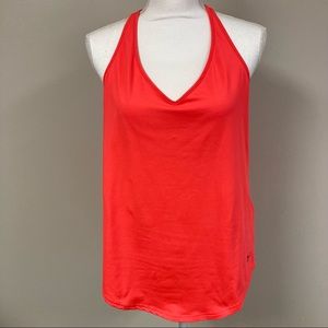 🌿3/$18🌿UNDER ARMOUR Razorback V-Neck Neon Coral Tank Top